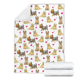 Cairn Terrier Heart Blanket