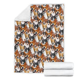 Basenji Full Face Blanket