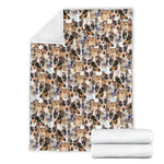 Smooth Collie Full Face Blanket