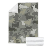 Corgis - Welsh Corgi Camo Blanket