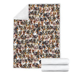 Australian Shepherd Full Face Blanket