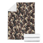 Bouvier des Flandres Full Face Blanket