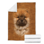 Chow Chow Face Hair Blanket