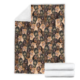 Tibetan Mastiff Full Face Blanket