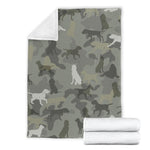 Bracco Italiano Camo Blanket