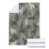 English Setter Camo Blanket