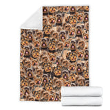 Yorkshire Terrier Full Face Blanket