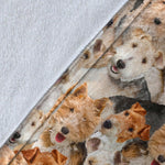 Fox Terrier Full Face Blanket