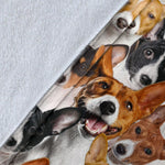 Basenji Full Face Blanket