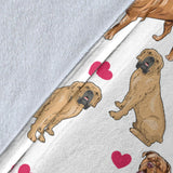 Boerboel Heart Blanket