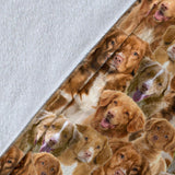 Nova Scotia Duck Tolling Retriever Full Face Blanket