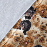 Cockapoo Full Face Blanket