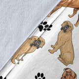 Boerboel Paw Blanket