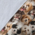 Havanese Full Face Blanket