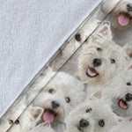 West Highland White Terrier Full Face Blanket