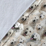 Kuvasz Full Face Blanket