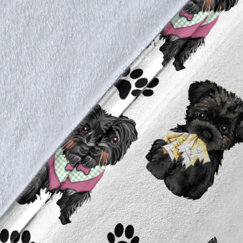 Affenpinscher Paw Blanket