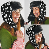 Women's Paw Prints Trapper Hat