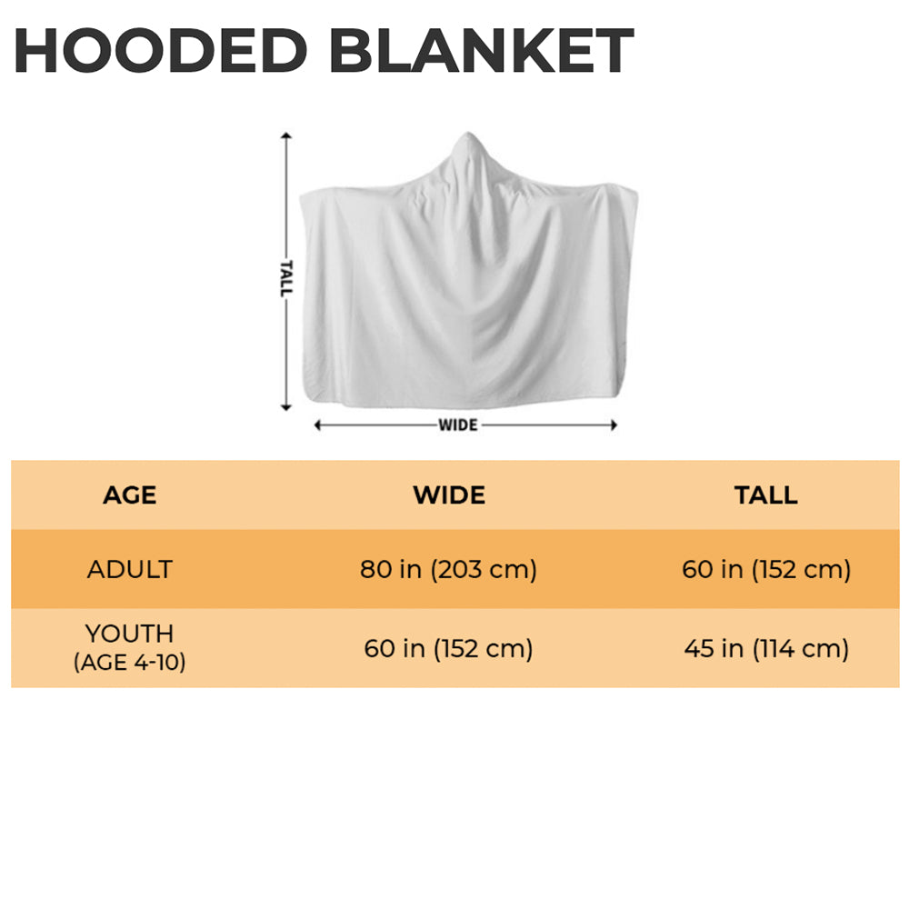 French Bulldog Full Face Hooded Blanket